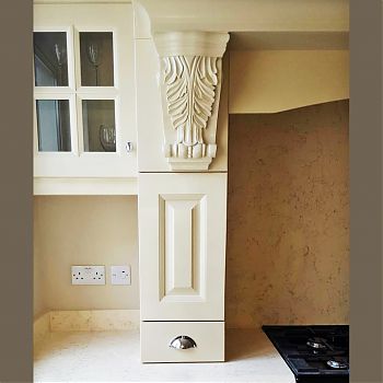 Ash Kitchen Cork - Painted with Silestone Worktop