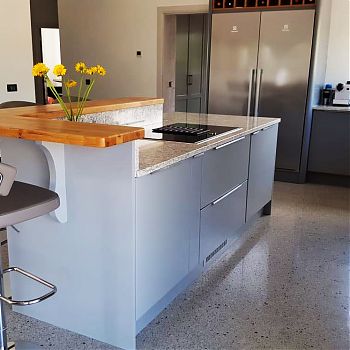 contemporary kitchen quartz worktop